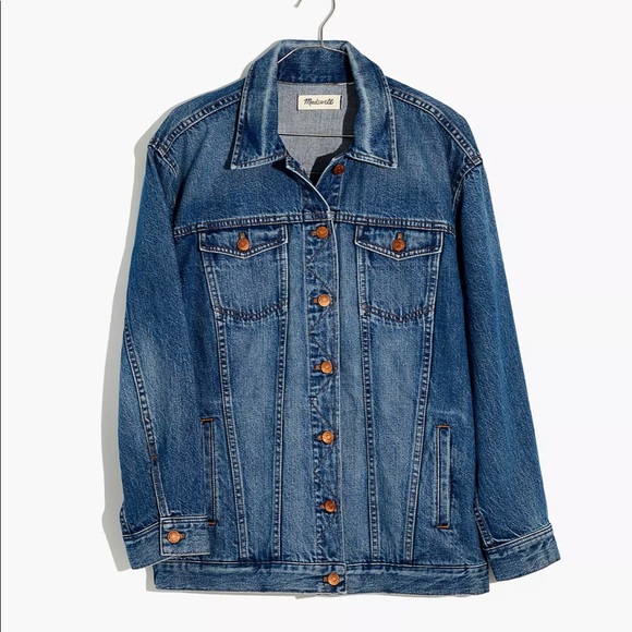 Madewell Jackets & Blazers - Oversized jean jacket in Wortham wash